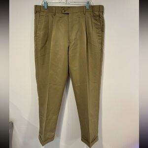 Tan Perry Ellis portfolio dress pants‎